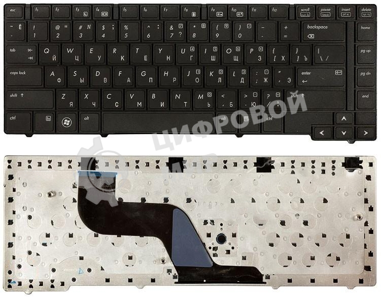 Клавиатура для ноутбука HP Probook 6440b 6445b 6450b 6455b черная