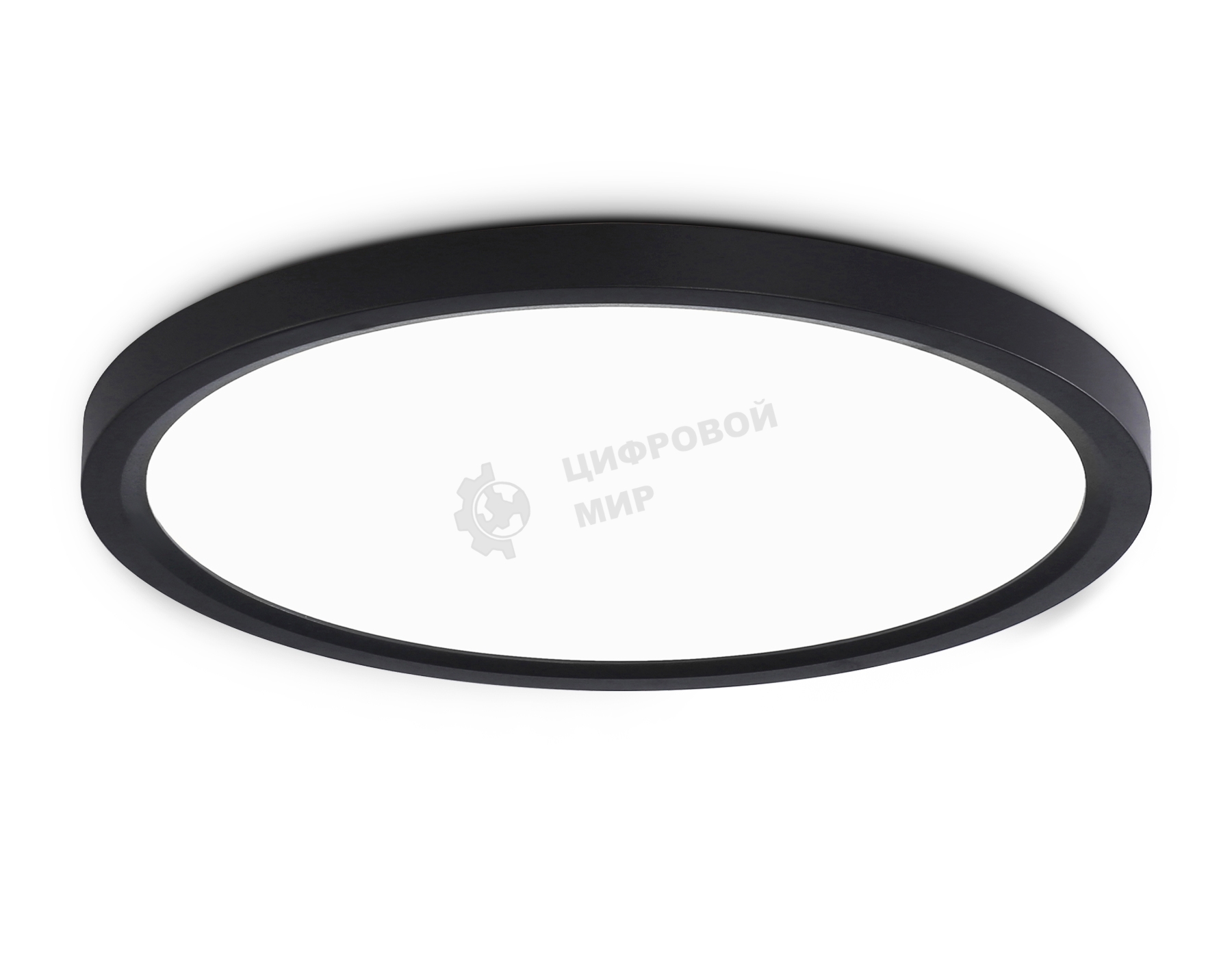 Светильник светодиодный ультратонкий Ambrella light FZ1908 BK черный IP54 35W 3000K-6500K CCT-переключатель D450*25 (Без ПДУ)
