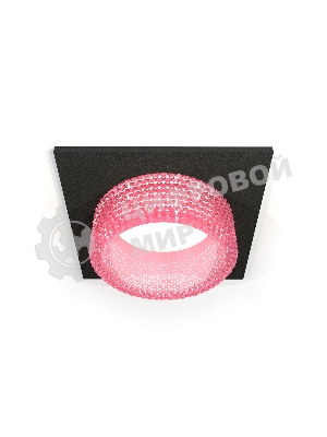 Комплект встраиваемого светильника Ambrella light XC6521042 SBK/PI черный песок/розовый MR16 GU5.3 (C6521, N6152)