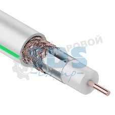 Кабель коаксиальный PROconnect SAT 703B, 75 Ом, CCS/Al/Al, 75%, бухта 20 м, белый