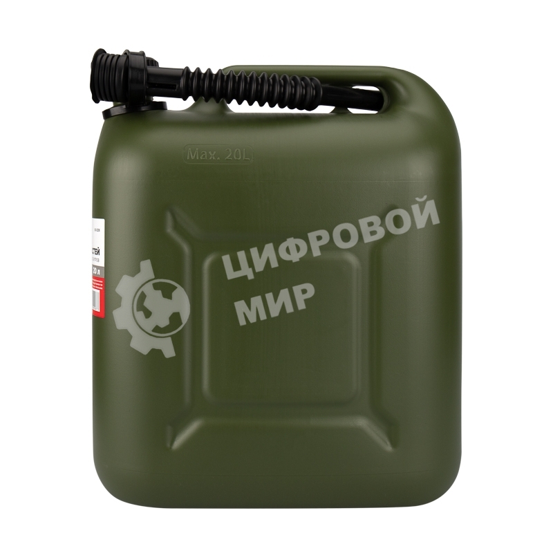 Канистра Rexant для ГСМ и технических жидкостей, вертикальная 20 л, пластиковая, усиленная