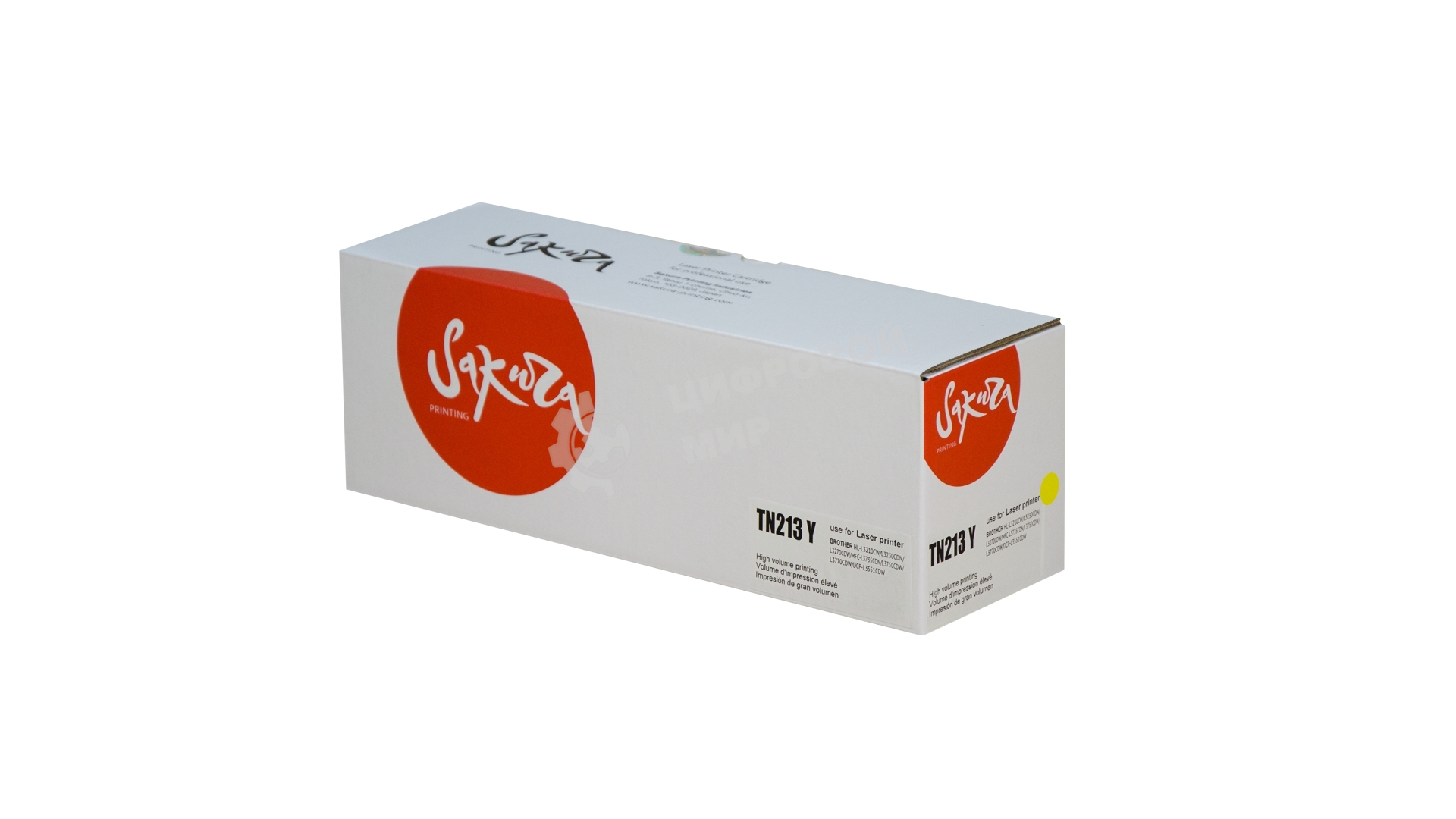 Картридж лазерный Sakura TN213Y для Brother DCP-L3550CDW/DCP-L3550/HL-L3230CDW/HL-L3230/MFC-L3770CDW/MFC-L3770, желтый, 1300 к.