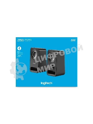 Колонки Logitech Z-150, черный 980-000814 Колонки 2.0