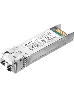 Трансивер TP-Link 10G SFP+ Module, LC connector, 50/125um or 62.5/125um Multi-mode, 850nm wavelength, distance up to 300m.