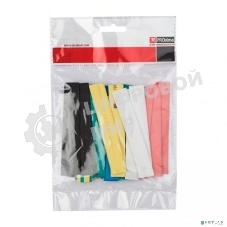 Набор трубок термоусадочных тонкостен. 20/10 (7 цветов по 3шт 100мм) EKF tut-n-20