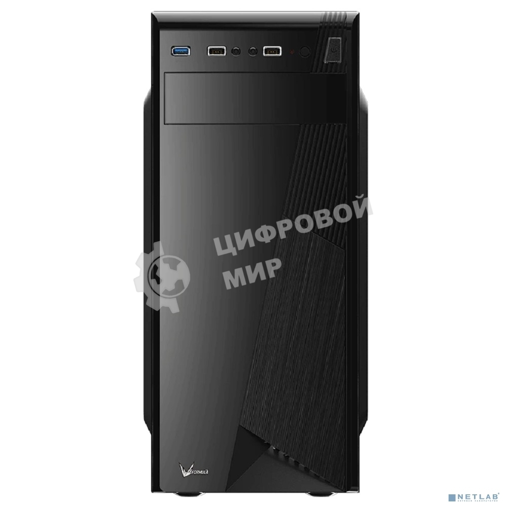 Компьютерный корпус Aerocool/Formula CS-1101 черный без БП ATX 2x120мм 1x140мм 2xUSB 2.0 1xUSB 3.0 audio