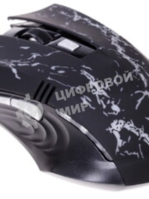 Мышь проводная Crown Gaming CMXG-600 черный, 2200 dpi, USB, кнопки - 6