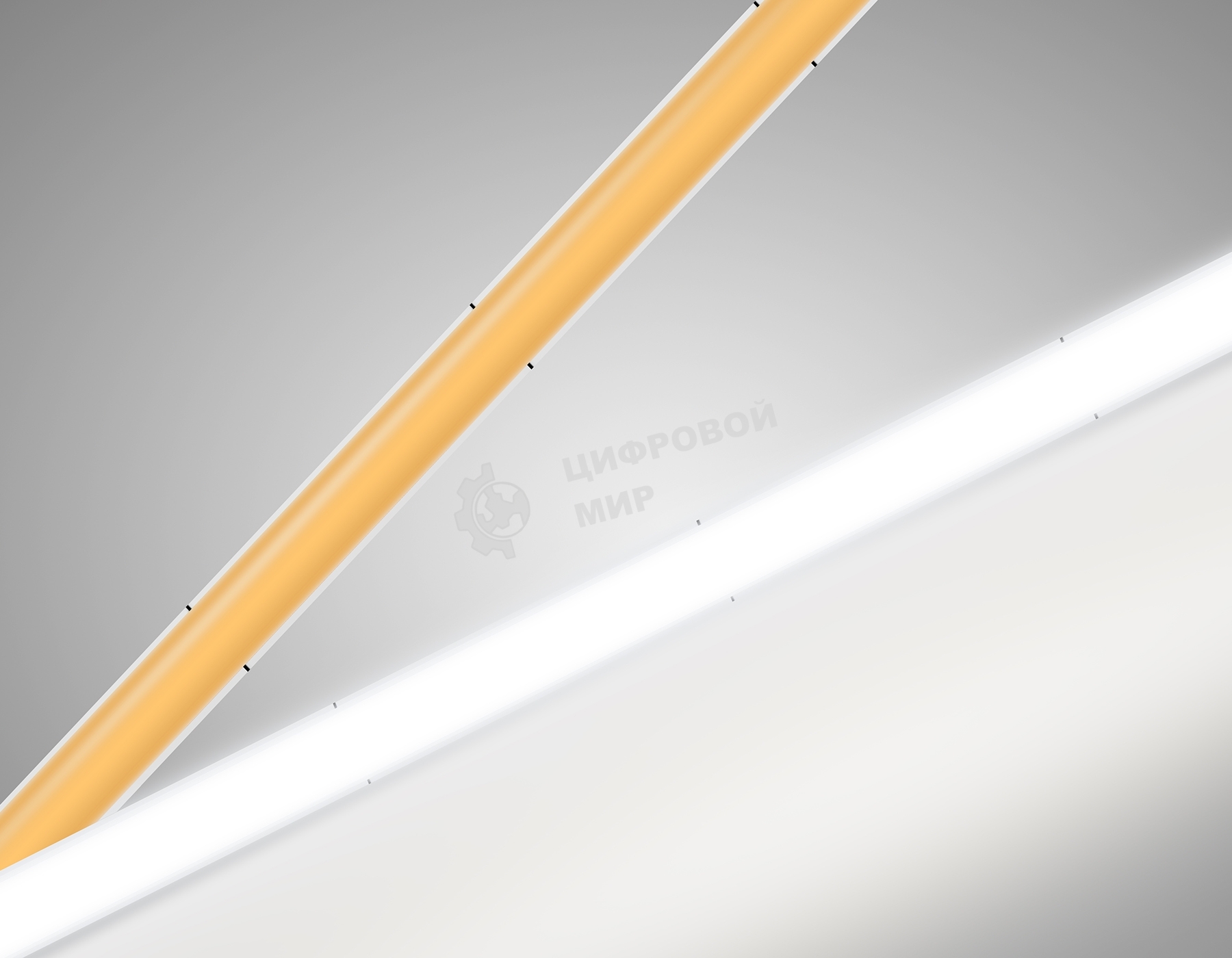 Светодиодная лента Ambrella light GS4602 COB 384Led/ 7W m/ 24V IP20 4500K/ 5m*3mm*2mm (2 конт.)