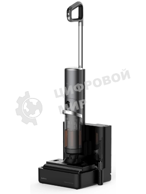 Пылесос вертикальный моющий Deerma DEM-VX900W серый, питание от аккумулятора, 160 Вт, уборка сухая/влажная, пылесборник 0.85 л, работа от АКБ max 40 мин.