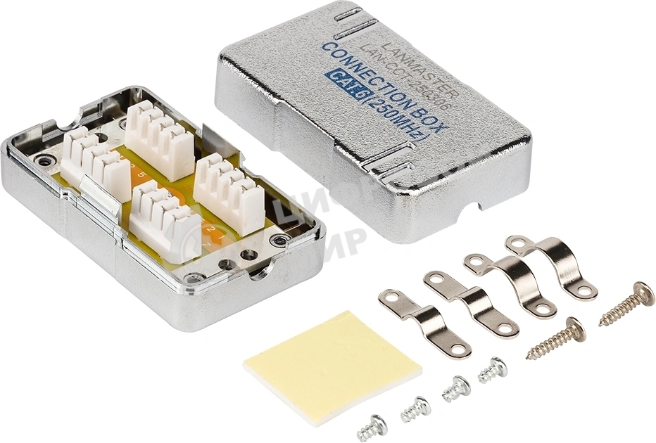 Соединитель LANMASTER LAN-CNB-STP6 белый