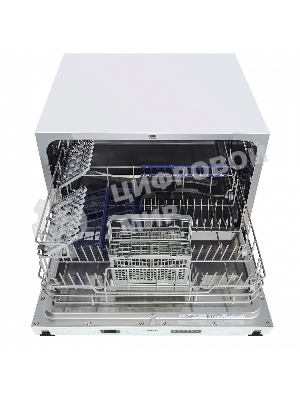 Встраиваемая посудомоечная машина Maunfeld MLP-06IM, белый, 55 см, 6 компл., 49 дБ, класс A+