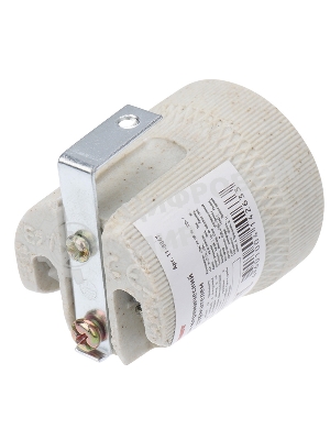 Патрон керамический E27 Rexant с держателем