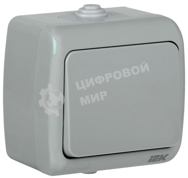 Выкл. 1 кл. откр. уст. 10А IP54 AQUATIC IEK EVA10-K03-10-54 ВС-20-1-0-A