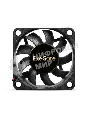 Вентилятор для корпуса ExeGate ExtraPower EP06015B2P черный, 60 мм, 5000 об/мин, 34 дБ, 2 pin