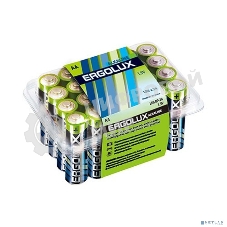 Элемент питания алкалиновый Ergolux LR6 Alkaline BP-24 (уп.24шт)