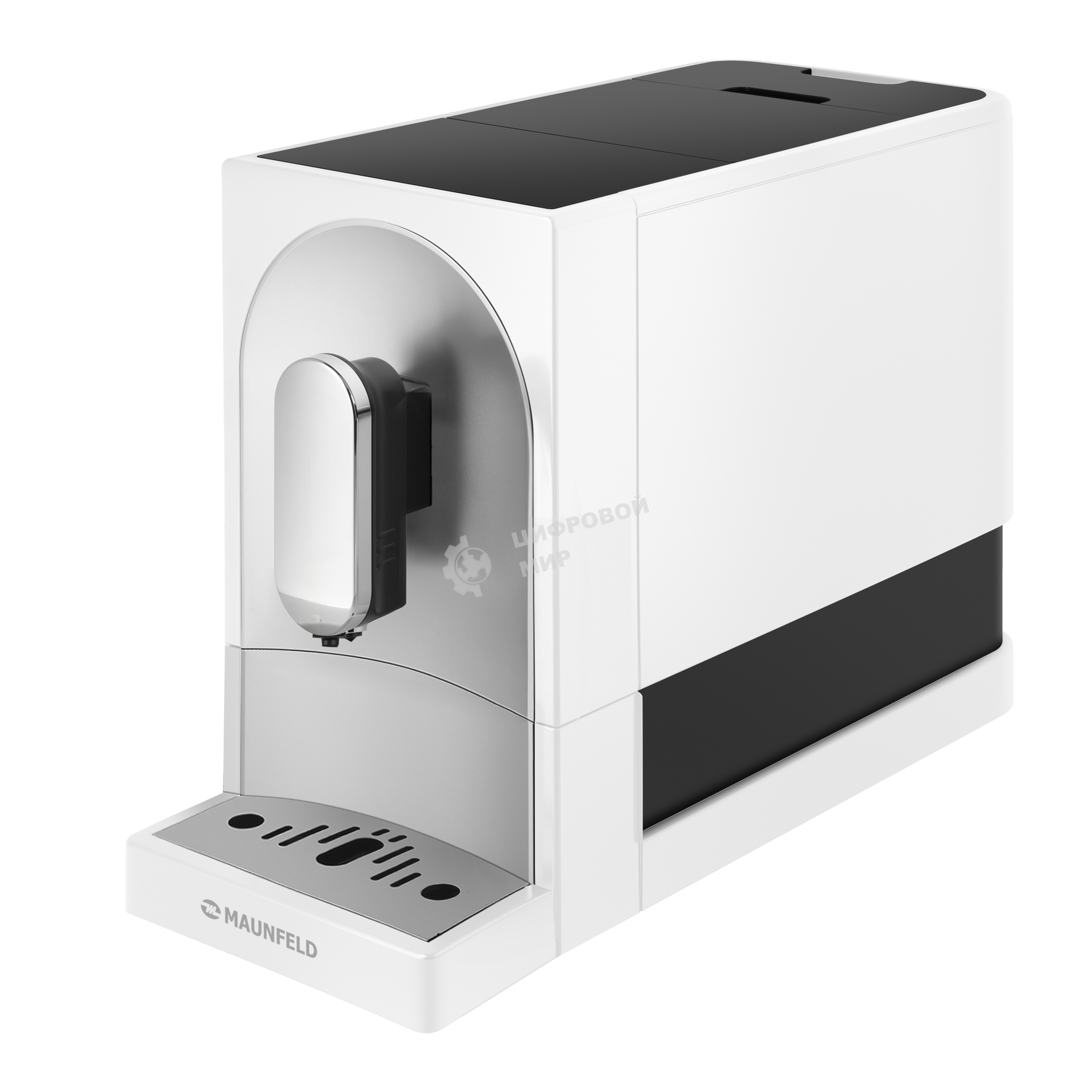 Кофемашина автоматическая Maunfeld MF-A8021CWH белый, исп. кофе - зерновой, 1.1 л, 1470 Вт, 19 бар