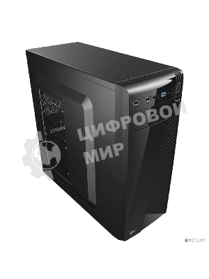 Компьютерный корпус Aerocool/Formula CS-1101 черный без БП ATX 2x120мм 1x140мм 2xUSB 2.0 1xUSB 3.0 audio