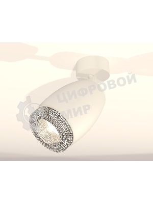 Комплект поворотного светильника Ambrella light XM1122002 SWH/CL белый песок/прозрачный MR16 GU5.3 (A2202, C1122, N7191)