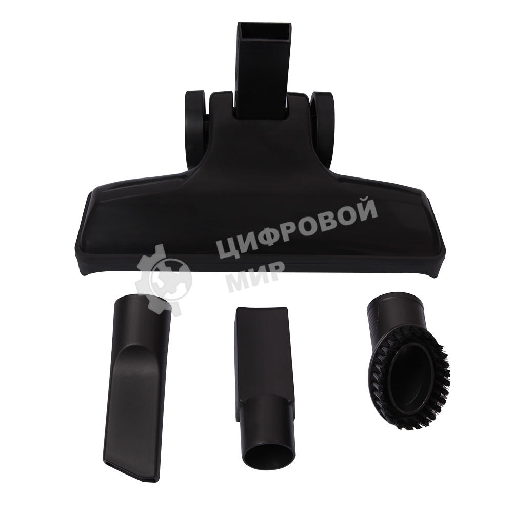 Пылесос вертикальный циклонного типа Endever SkyClean VC-294 черный/оранжевый, питание от сети, 120 Вт, уборка сухая, пылесборник 1.5 л