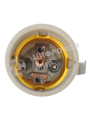 Патрон керамический E27 Rexant с держателем