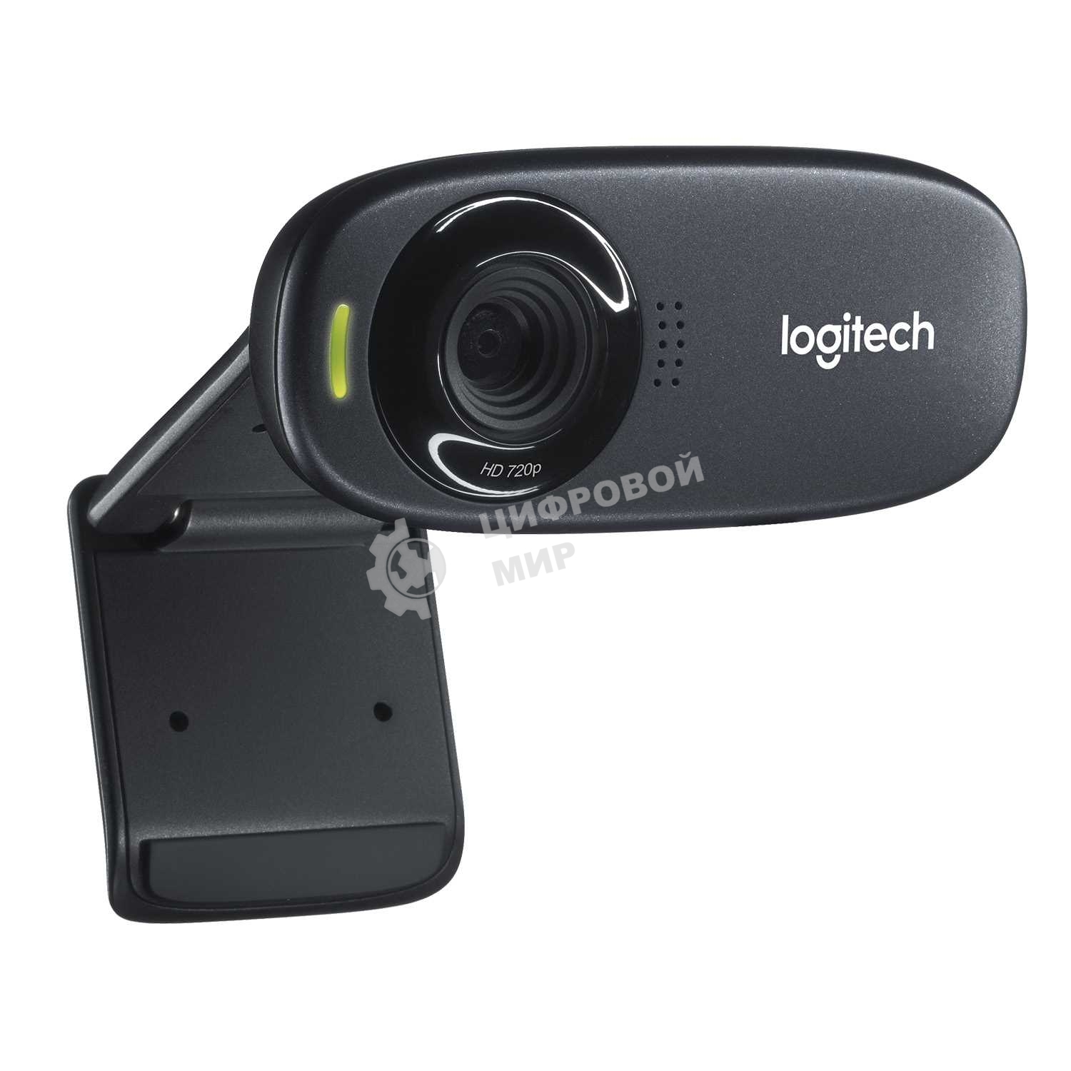 Веб-камера Logitech C310 HD 1280x720, 30 кадр/с, USB Type-A, микрофон (шумоподавление), автоосвещение, универсальное крепление
