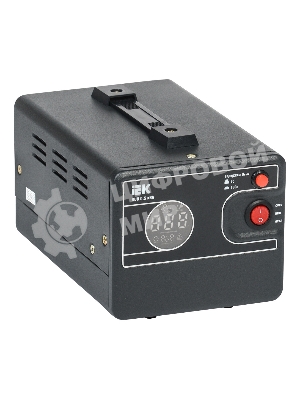 Стабилизатор напряжения 1ф 0.5кВА HUB переносной IEK IVS21-1-D05-13