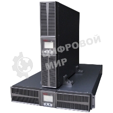 Источник бесперебойного питания ДКС Онлайн серии Small Rackmount, 3000 ВА/2700 Вт, 1/1, 8xIEC C13, EPO, USB, RS-232, RJ45, Rack 2U, 6x9А·ч