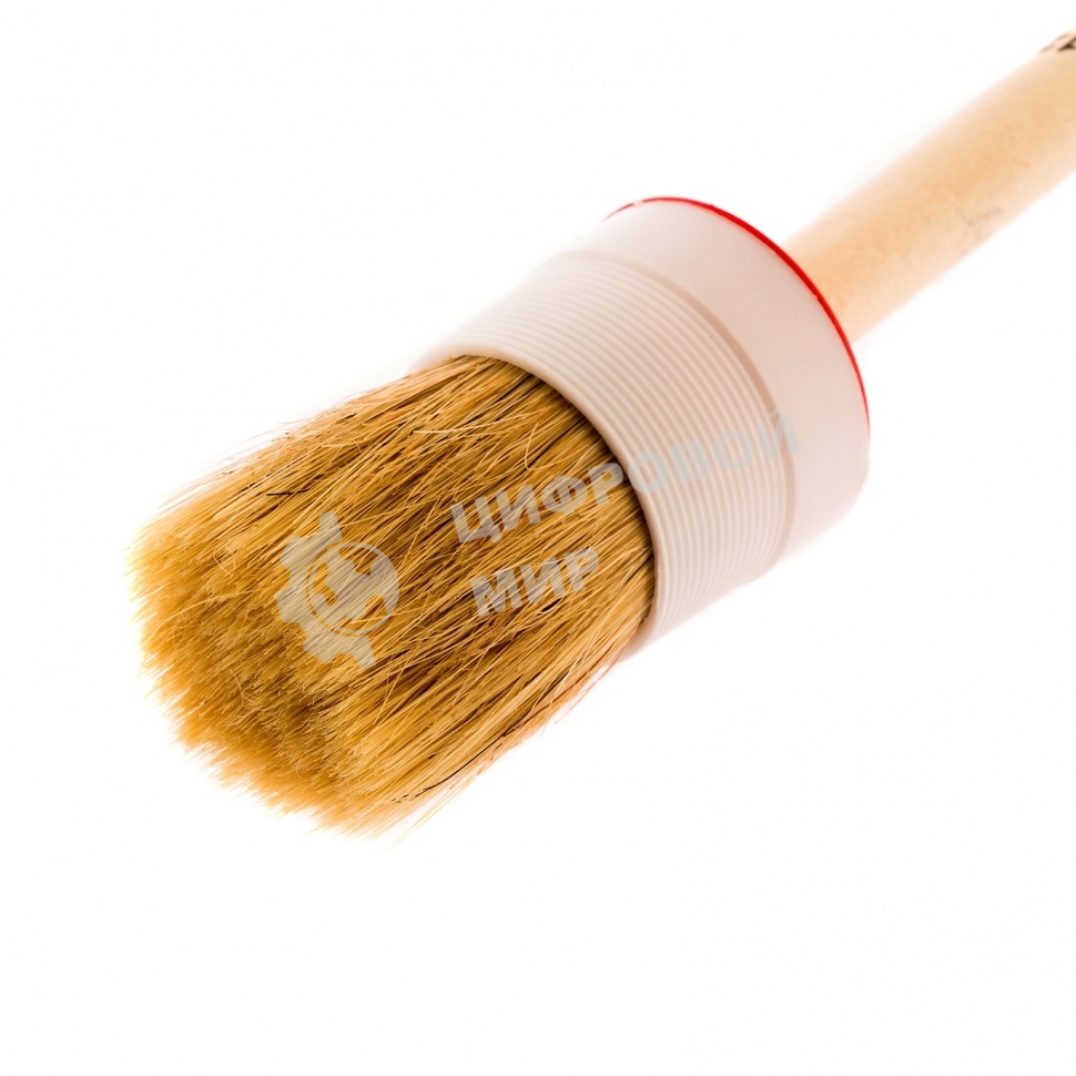 Кисть круглая MTX 82082 №12 (45 мм), натуральная щетина, деревянная рукоятка