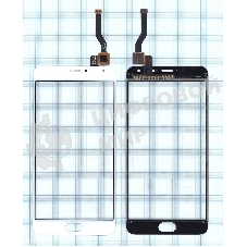 Сенсорное стекло (тачскрин) для Meizu Metal белое