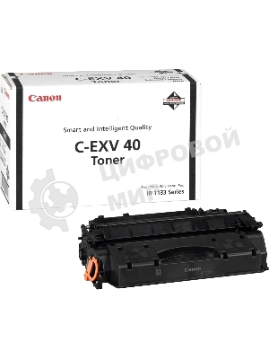 Картридж лазерный Canon C-EXV40 TONER BK EURC-EXV40 3480B006 черный (6000стр.) для Canon iR1133/1133A/1133iF