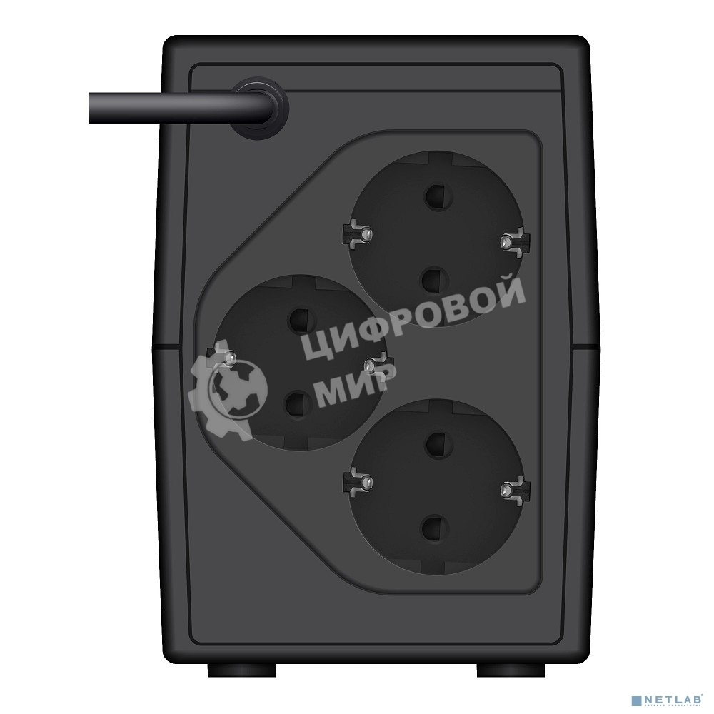 Источник бесперебойного питания Ippon Back Basic 1050S Euro 600Вт 1050ВА черный