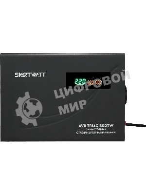 Стабилизатор напряжения Smartwatt AVR Triac 500TW 500ВА черный