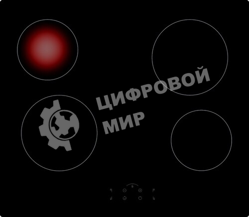 Электрическая варочная панель NORDEN VTRC 4G BLG черный