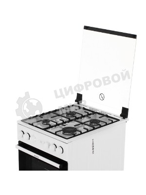 Плита комбинированная Gorenje GK5A21WH белый, конфорок 4 газовых, духовка 68 л, 50 см x 85 см x 59.4 см