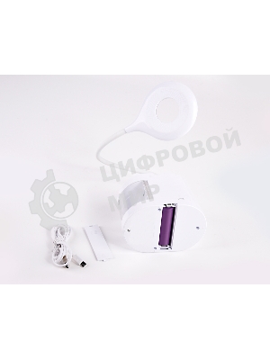 Настольная светодиодная лампа Ambrella light DE561 WH белый LED 4200K 4W