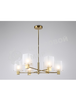 Люстра Ambrella light LH57031/6 BS/SM латунь/дымчатый E14/6 max 40W D690*690