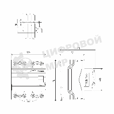 Устройство защитного отключения Werkel 3P+N 40 A 30 mА  АС  6 kА W914P406