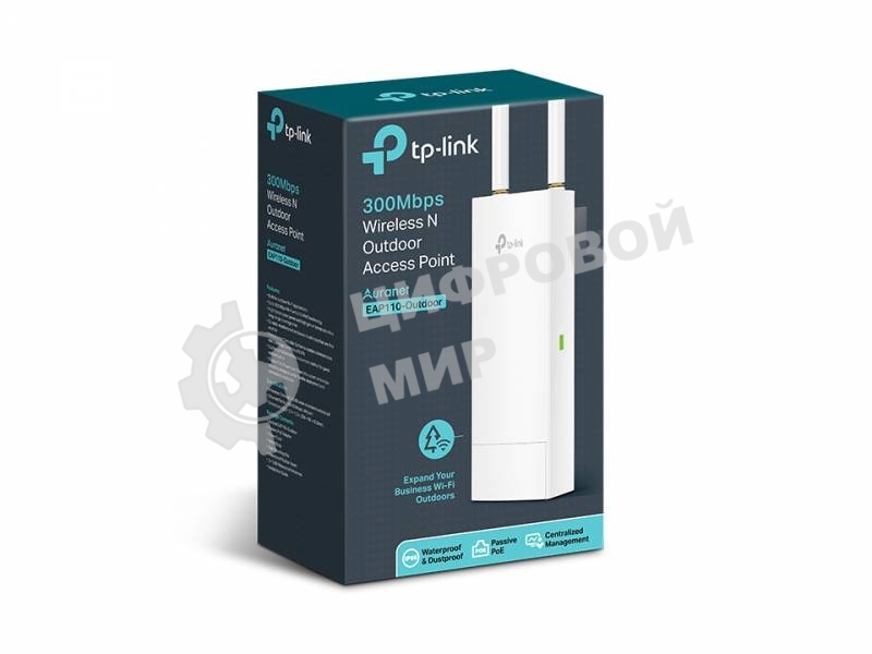 Беспроводная наружная точка доступа серии N TP-Link SMB EAP110-Outdoor скорость до 300 Мбит/с