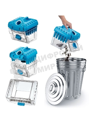 Моющий пылесос Thomas DryBOX Amfibia черный/голубой, 325/1700 Вт, уборка влажная/сухая/сбор жидкости, пылесборник контейнер 2.6 л