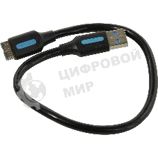 Кабель Vention USB 3.0 AM/micro B - 0,25м. Кабель Vention USB 3.0 AM/micro B - 0,25м.