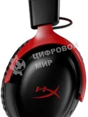 Гарнитура HyperX Cloud III чёрный-красный, проводная, 3.5 мм