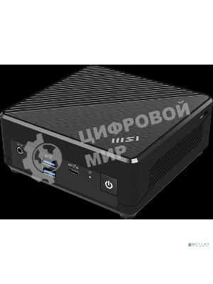 Мини ПК MSI Cubi N ADL S-280XRU N200 (1) 8Gb SSD256Gb UHDG без ОС 2xGbitEth WiFi BT 65W черный (9S6-B0A921-280)