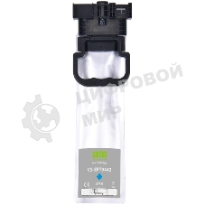 Картридж струйный Cactus CS-EPT9442 (T9442) голубой пигментный (45 мл) для Epson WorkForce WF-C5290DW/WF-C5790DW