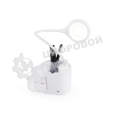 Настольная светодиодная лампа Ambrella light DE561 WH белый LED 4200K 4W