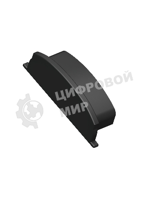 Заглушка для профиля GP8210 BK черный 18*4