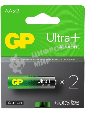 Батарея GP 15AUPA21-2CRSB2 20/160 Ultra Plus (2 шт.в блистре)