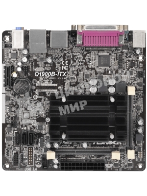 Материнская плата Asrock Q1900B-ITX mini-ITX AC`97 6ch(5.1) GbLAN+VGA+HDMI