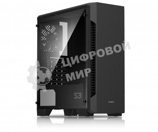 Компьютерный корпус Zalman S3 черный без БП ATX 2x120мм 2xUSB 2.0 1xUSB 3.0 audio bott PSU