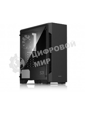 Компьютерный корпус Zalman S3 черный без БП ATX 2x120мм 2xUSB 2.0 1xUSB 3.0 audio bott PSU