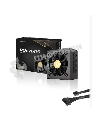 Блок питания Chieftec Polaris PPS-750FC, 750Вт, 80 PLUS Gold, 120мм, модульный, черный